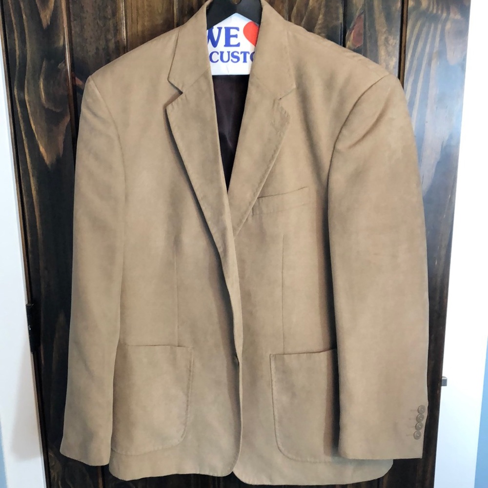 Men’s suede blazer